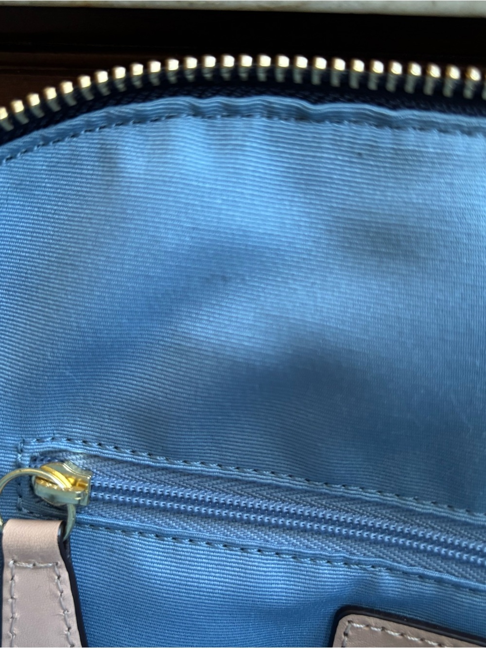 Coach Leather Dome Satchel Handbag in Navy - Picture 10 of 10